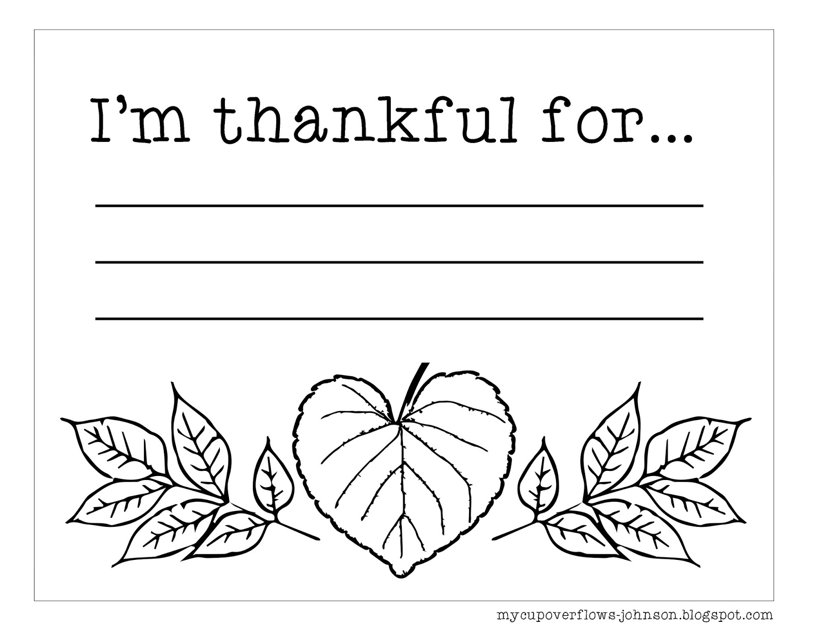 Cartoon I Am Thankful For My Eyes Coloring Page for Kindergarten