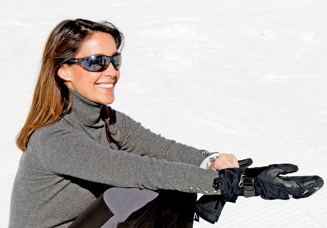 Prince Joachim and Princess Marie on holiday in Villars