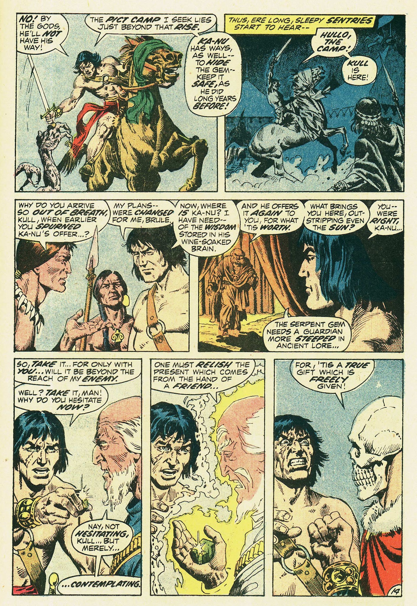 Read online Kull, the Conqueror (1971) comic -  Issue #3 - 15