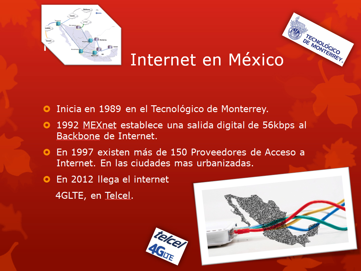 Historia de los medios La historia del en México (sintetizada).