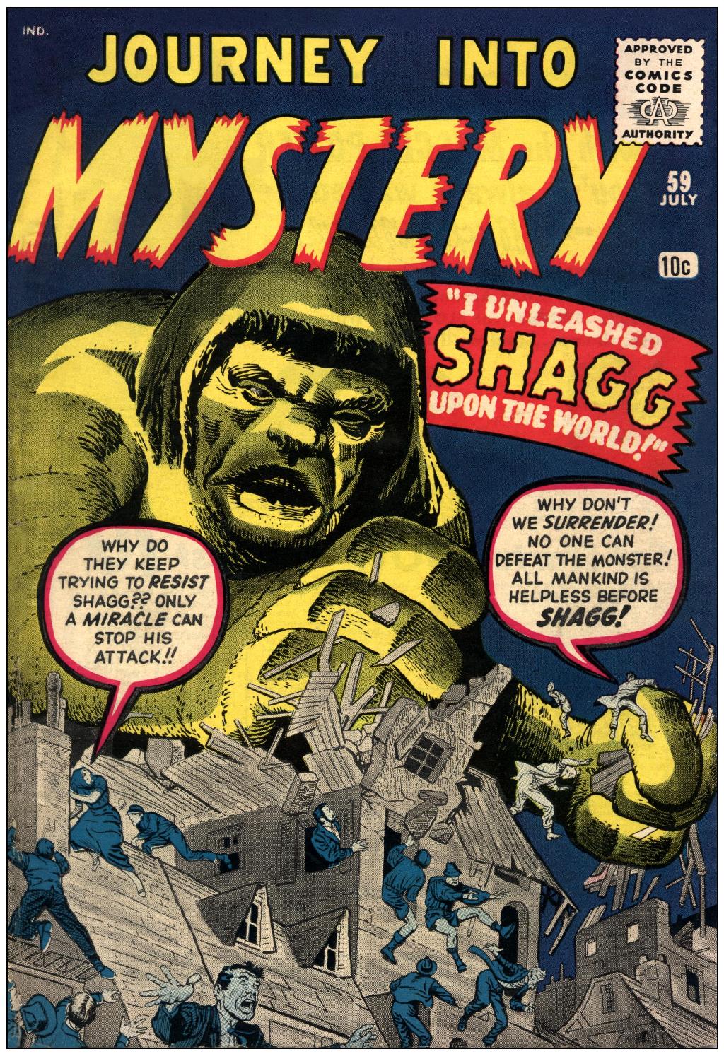 Read online Journey Into Mystery (1952) comic -  Issue #59 - 1