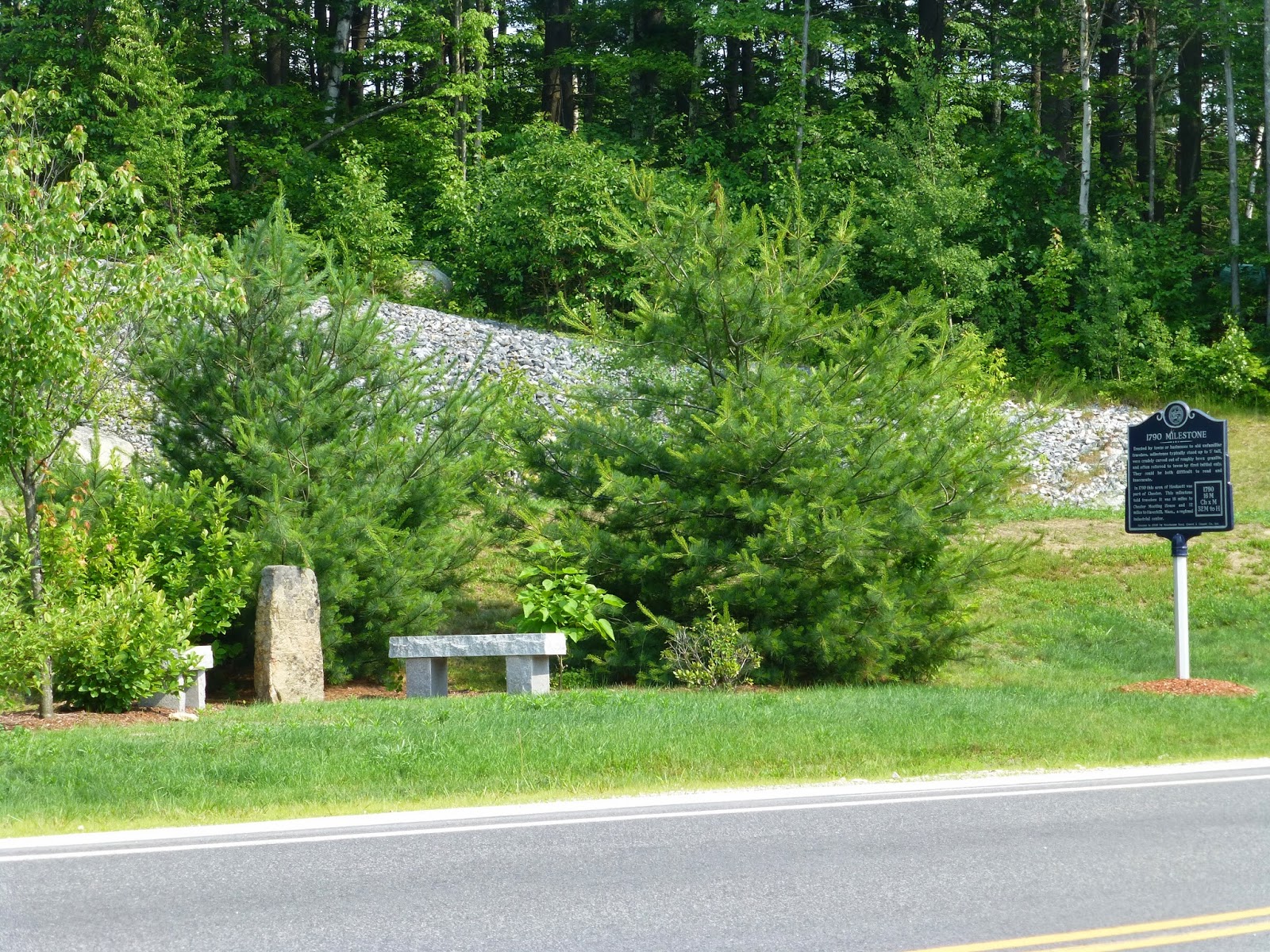Nutfield Genealogy 1790 Milestone, Hooksett, New Hampshire