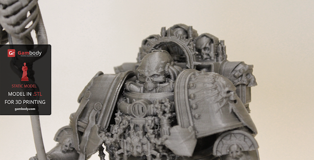 Chaplain Warhammer40k 3D model