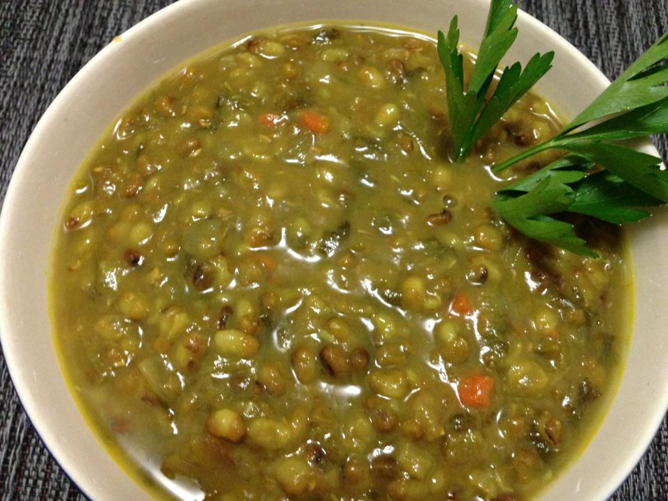 Recipes and Tips To Fight M.S. Mung Bean and Vegetables Soup