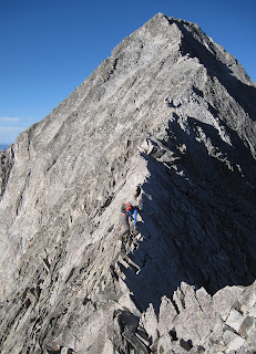 Capitol Peak often considered one of Colorado's most dangerous and deaedly fourteeners Capitol Peak a 14er in Colorado's deadly Elk Range