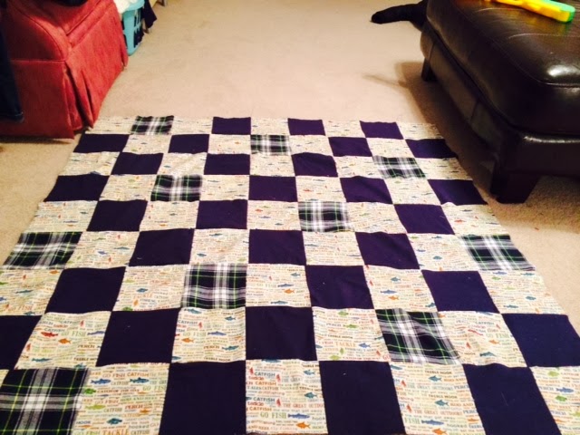 Earthworms and Marmalade: My First EVER Quilt
