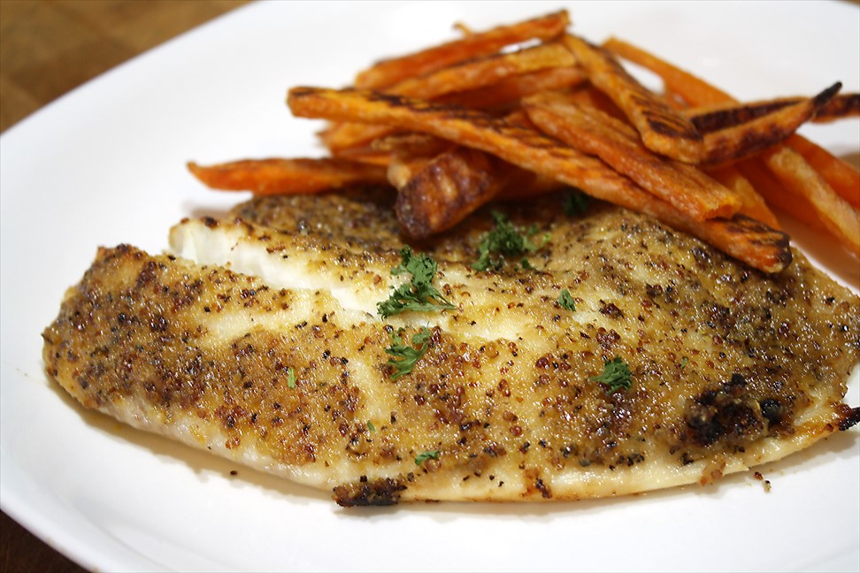 Cooking Gluten Free with Bea Honey Mustard Tilapia