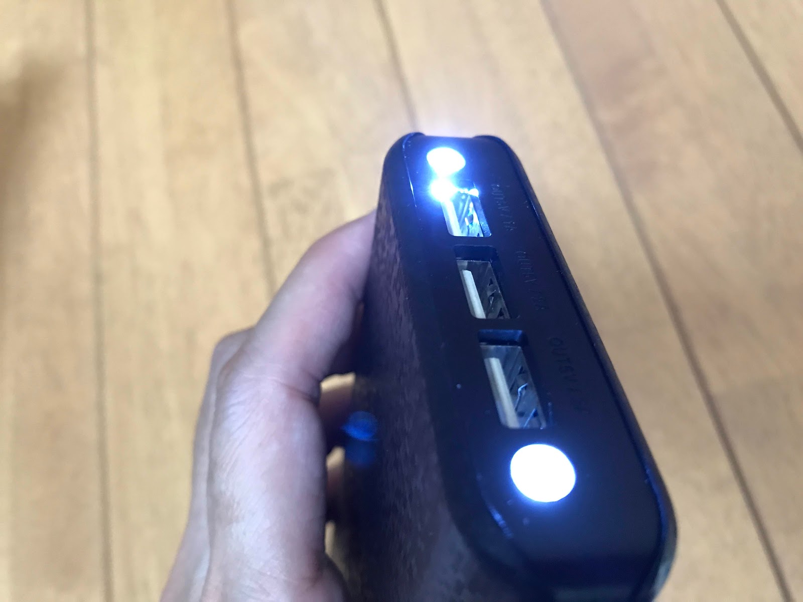 LEDライト付き 災害時には役立ちます