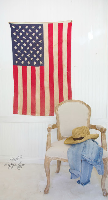 Simple Red, White & Blue decor ideas