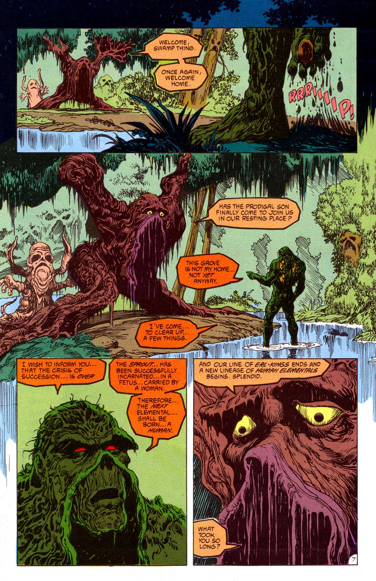 Read online Swamp Thing (1982) comic -  Issue #80 - 7