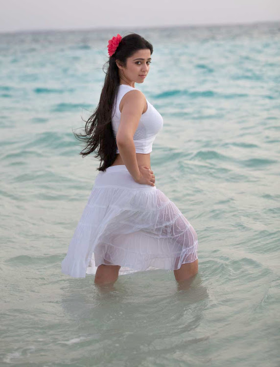 Charmi Kaur at Beach Photoshoot