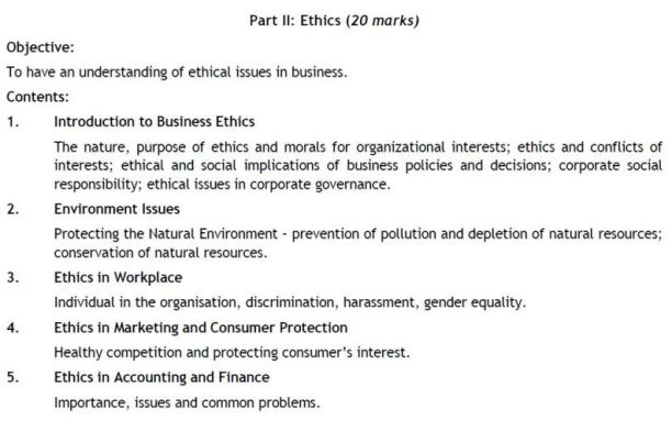 CA IPC PAPER 2 SYLLABUS  BUSINESS LAWS  ETHICS COMMUNICATION