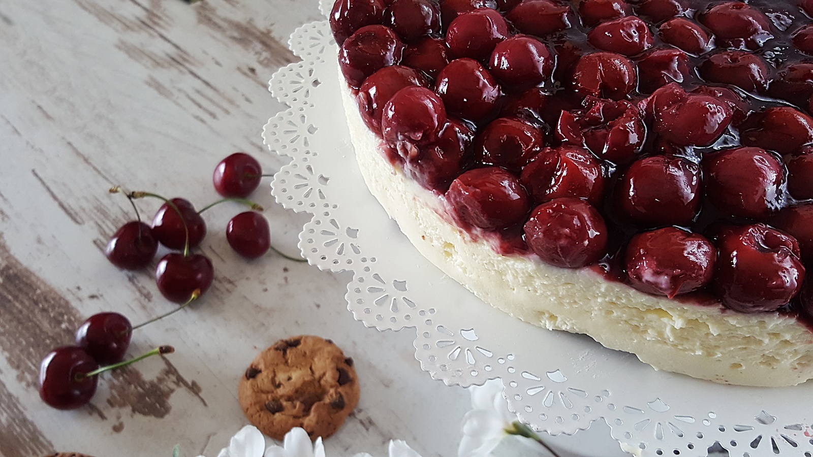 Kirsch-Cheesecake/ NO BAKE/ Kühlschranktorte Kirsch-Cheesecake/ NO BAKE/ Kühlschranktorte