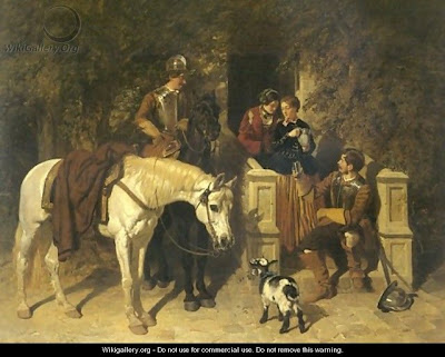 British Paintings: John Frederick Herring Snr - Solders Resting 1850