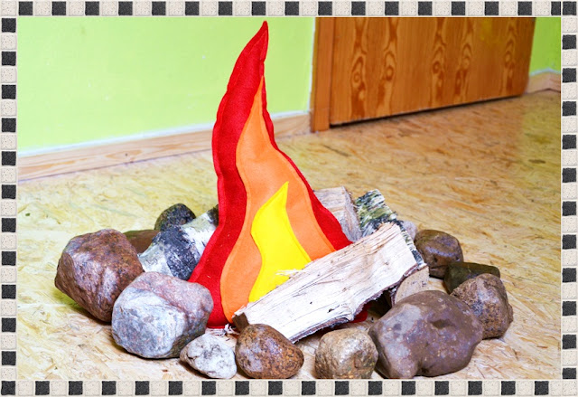 LeNi Farbenfroh Wunscherfüller Lagerfeuerstelle im Kinderzimmer