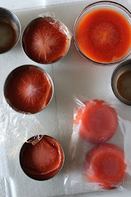 freeze tomato puree in small quantities