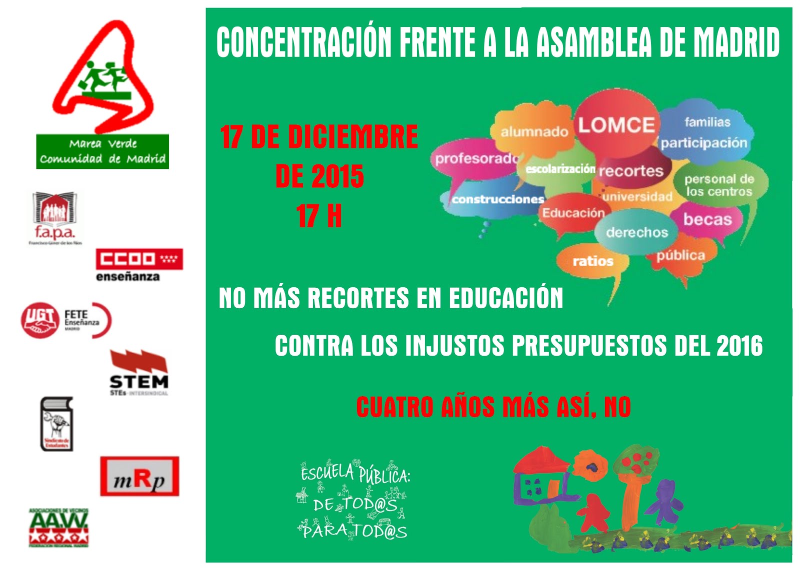 17 diciembre CONCENTRACIÖN