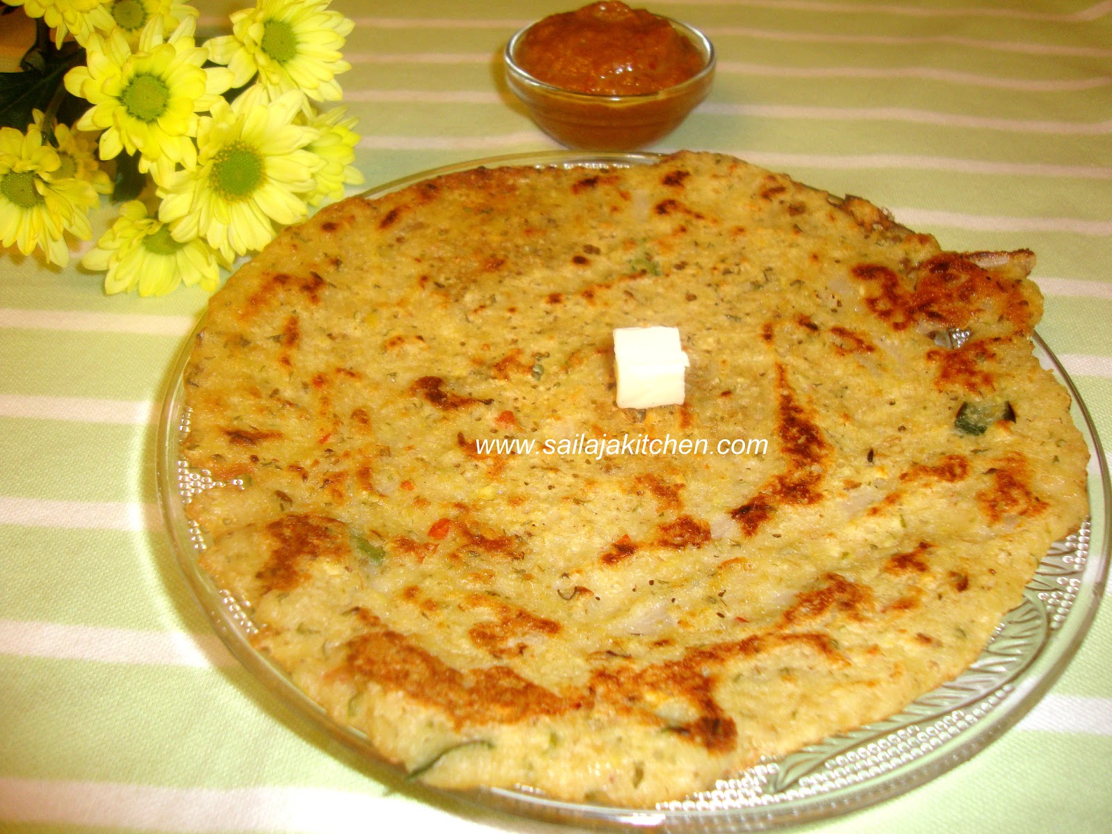 Sailaja Kitchen...A site for all food lovers!: Wheat Rava Adai / Sambha ...
