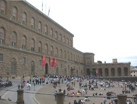 The Palazzo Pitti in Florence was the main residence of the Medici family from 1550