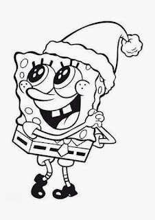 Spongebob Christmas Coloring Pages 5