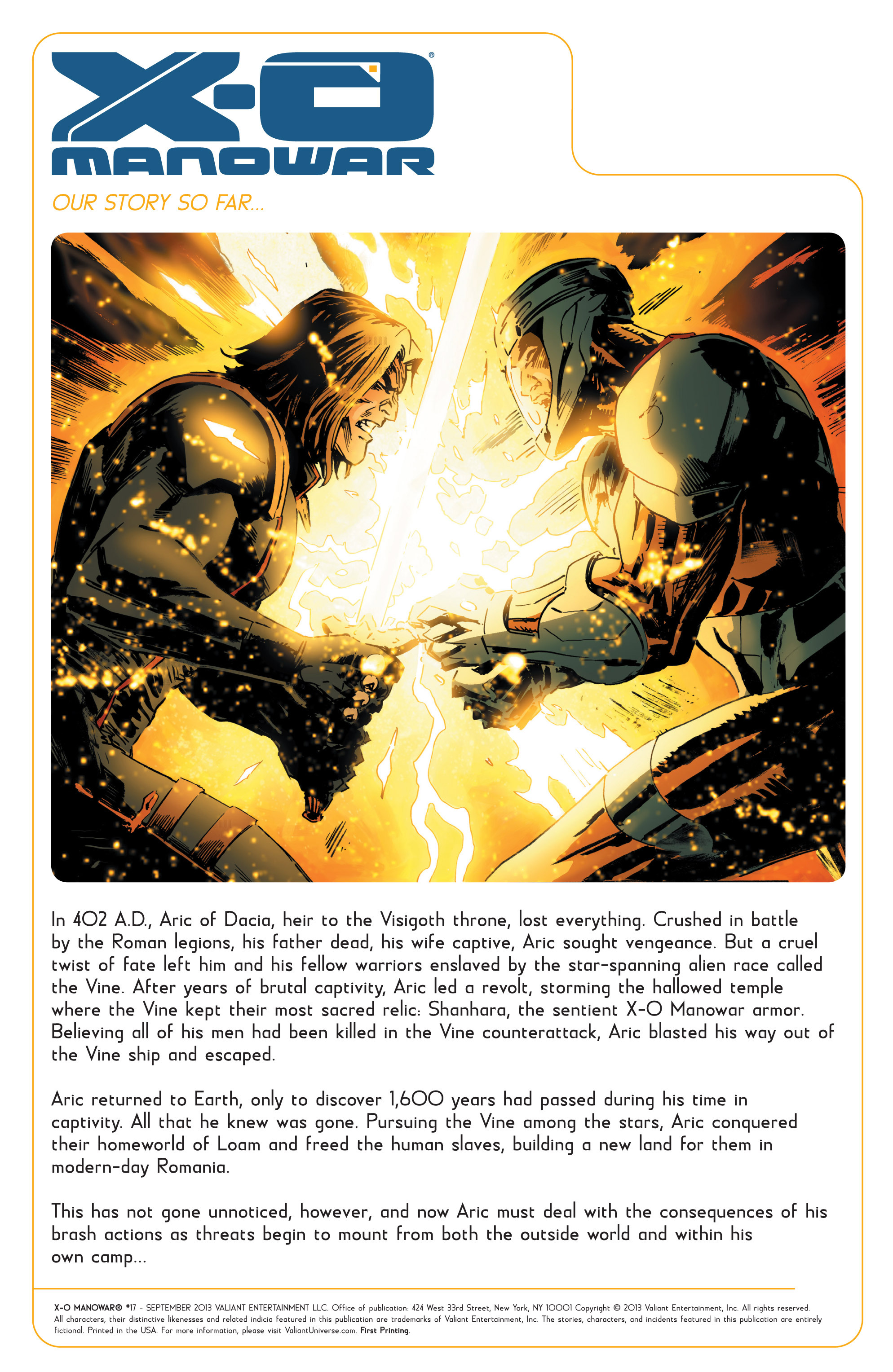 Read online X-O Manowar (2012) comic -  Issue #17 - 2