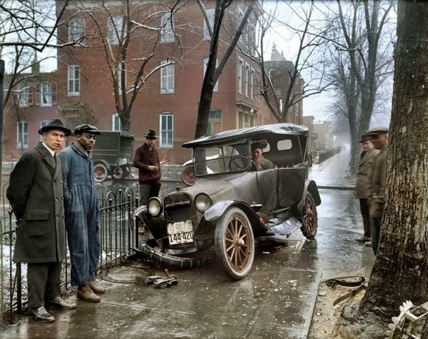 28 Realistically Colorized Historical Photos Make the Past Seem Incredibly Alive - Washington D. C., 1921