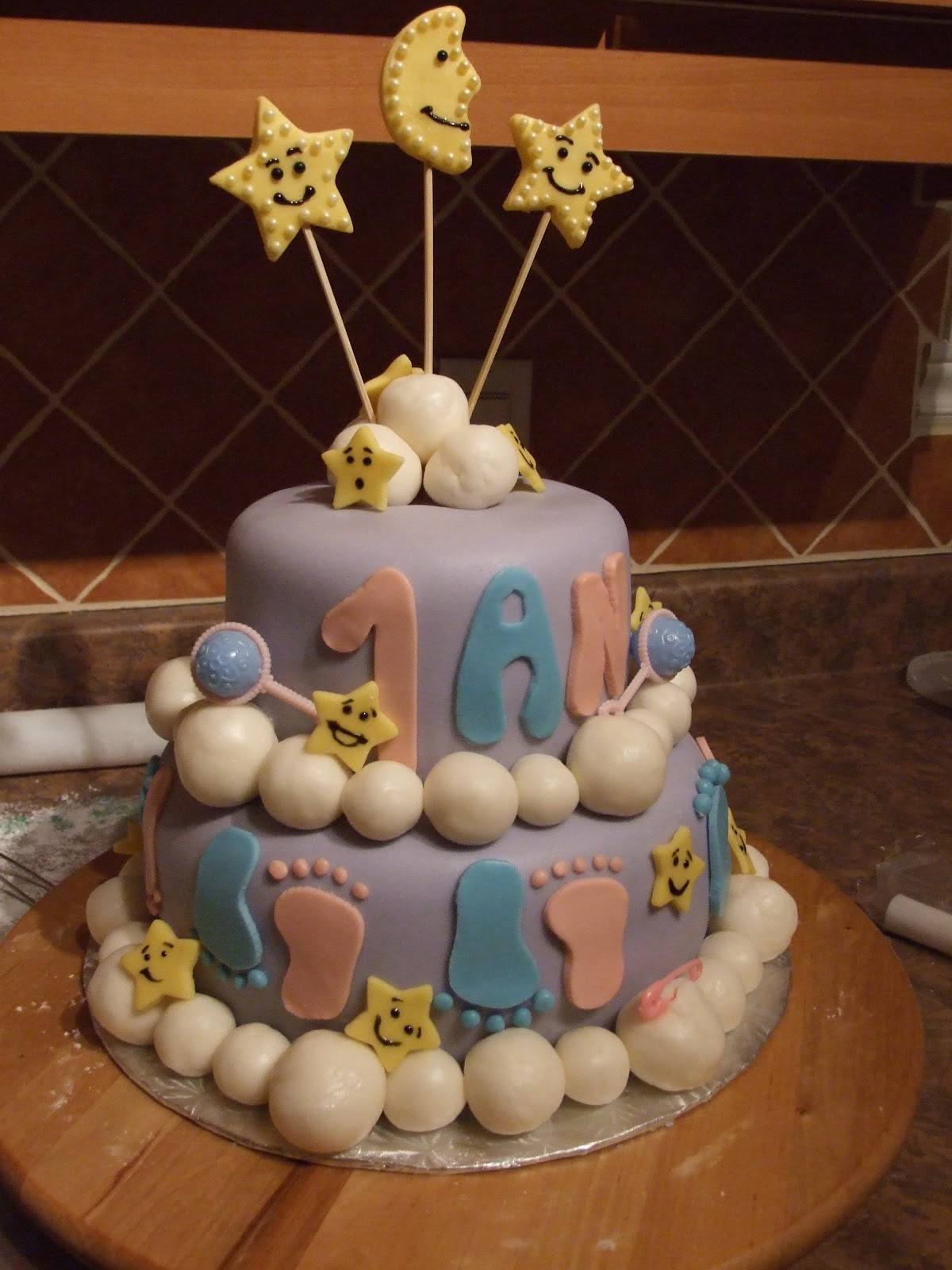 Aux Papilles Sucrées: Gâteau d'anniversaire