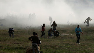 At least 30 injured in Gaza-Israel border protests