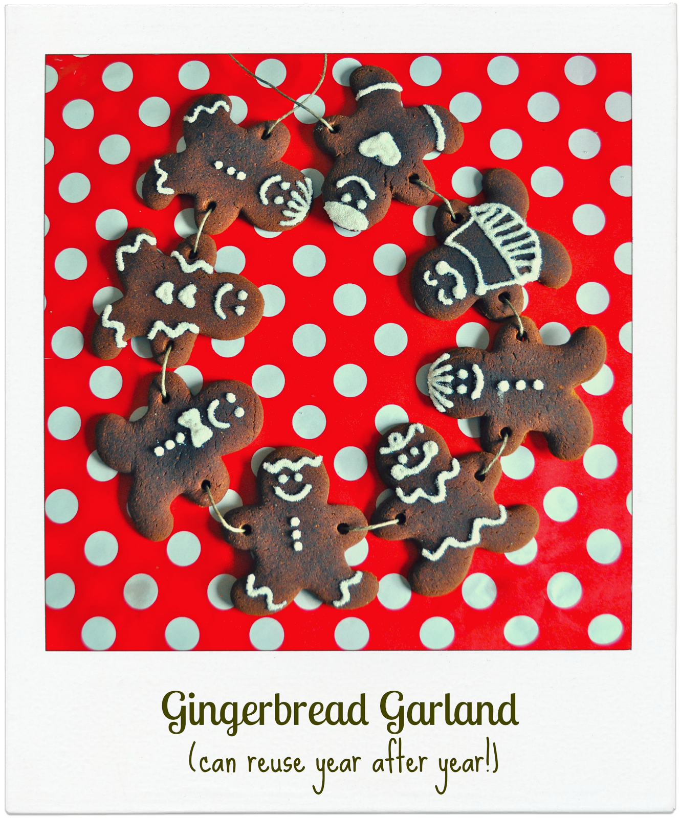 Applesauce Cinnamon Gingerbread Garland Make Life Lovely