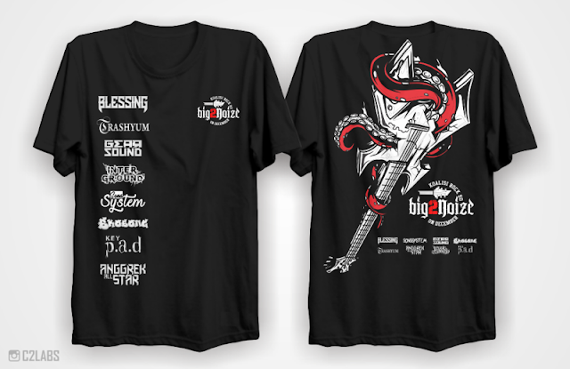 Desain Sablon Kaos Parade Band Big Noize 2