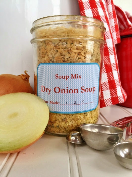 DRY ONION SOUP MIX (with just the healthy stuff)!The frugal farm girl