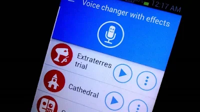 تطبيق Voice Changer With Effects للأندرويد , برنامج تغيير الصوت للاندرويد , برنامج تغيير الصوت لبنت