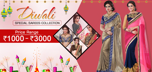 Diwali season special low price sarees online shopping range of 500 to 2000 rupees at pavitraa.in