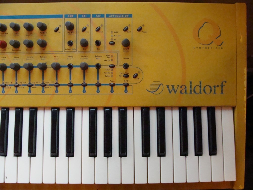 MATRIXSYNTH Yellow Waldorf Q Keyboard Synthesizer