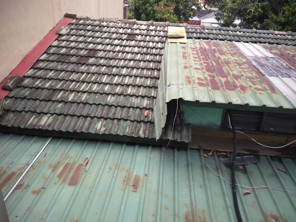 Renovation Dan Ubahsuai Rumah Kekuda Besi Rangka Atap Light Weight Steel Roof Trusses Bung Dimakan Anai Serta Baikpulih Bocor Genting Asbestos Di Kuala Lumpur Bung Atap Rumah Dimakan Anai