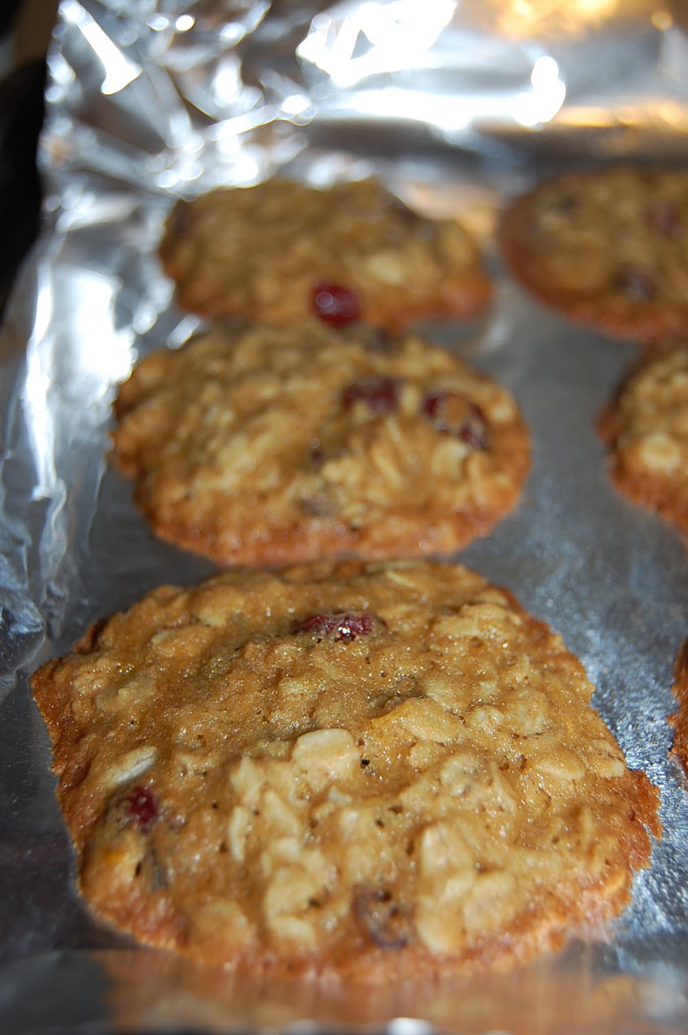 Cookie Monday Cranberry Ginger Oatmeal Cookies