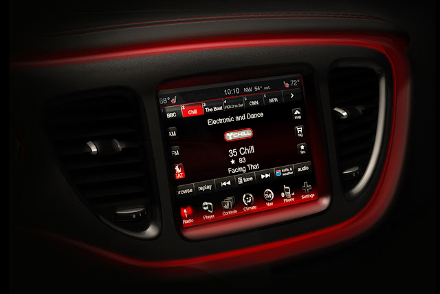 Novo Dodge Dart 2013 - interior - console central