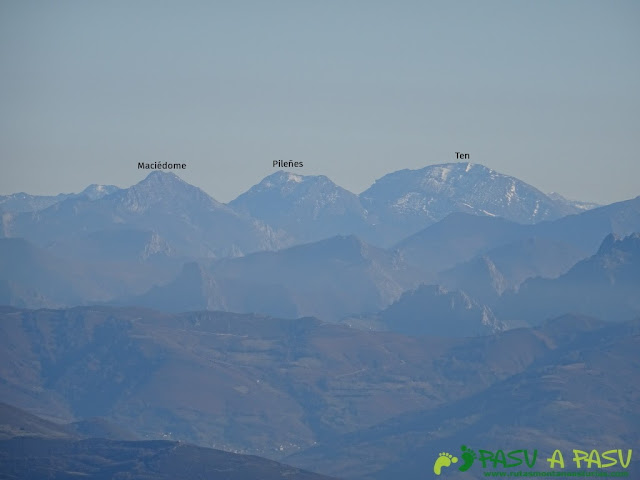 Maciédome y Peña Ten desde la Mostayal