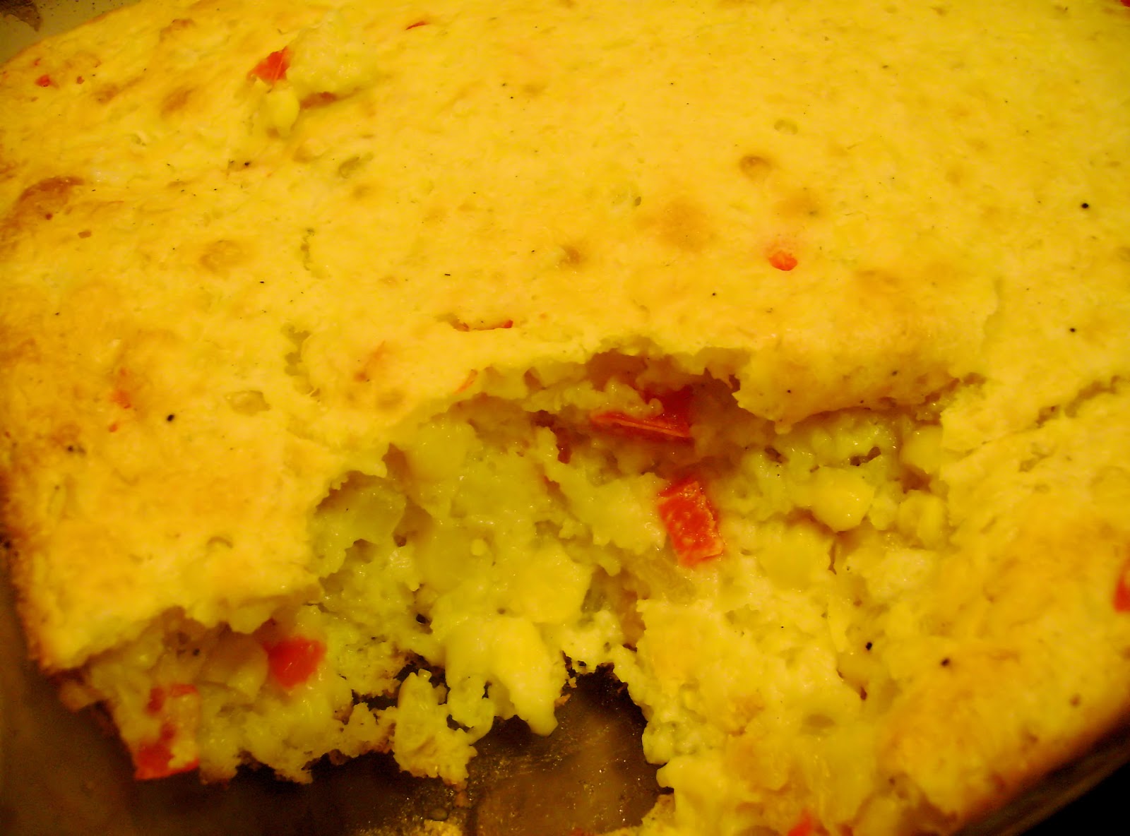 Becky Cooks Lightly Light Corn Fritter Casserole