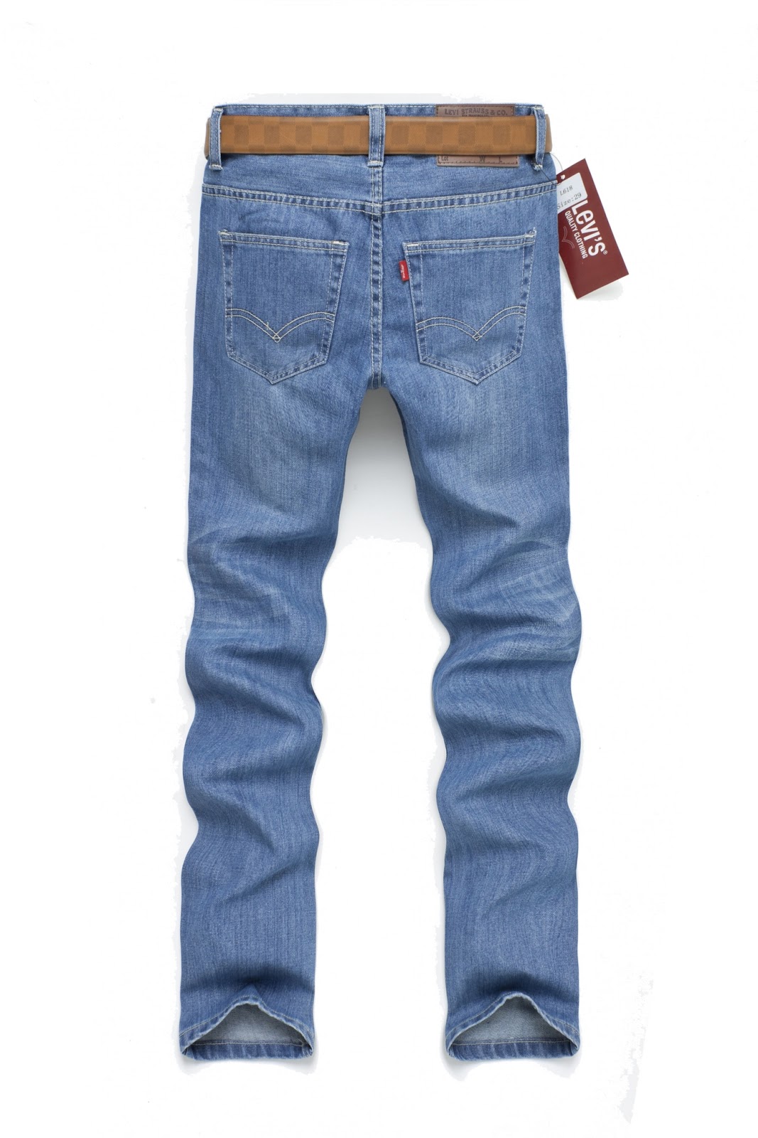 Global Stores Online: Levis Men's Jeans Straight Cut Light Blue 618