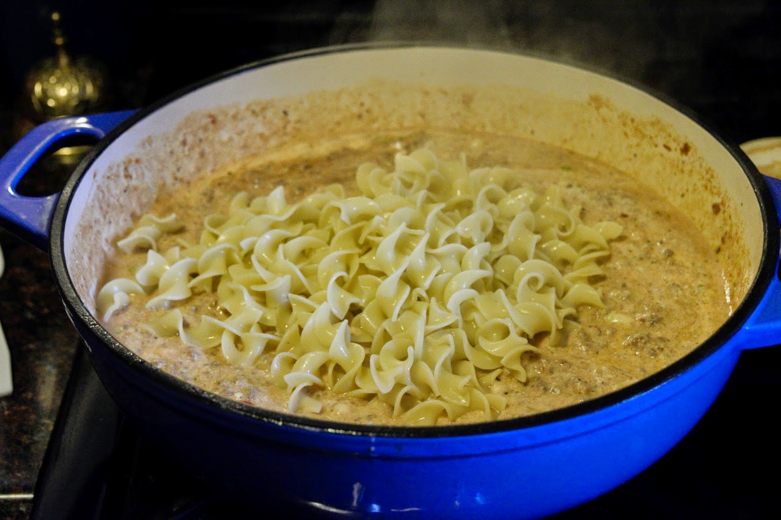 Cheesy Sour Cream Noodle Bake The Kitchen Wife