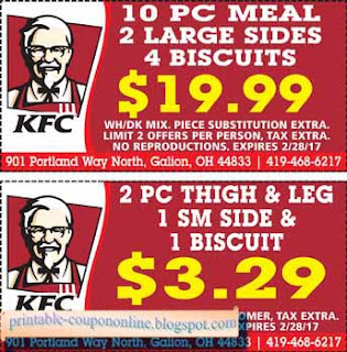 Free Printable Kfc Coupons Free Printable Kfc Coupons