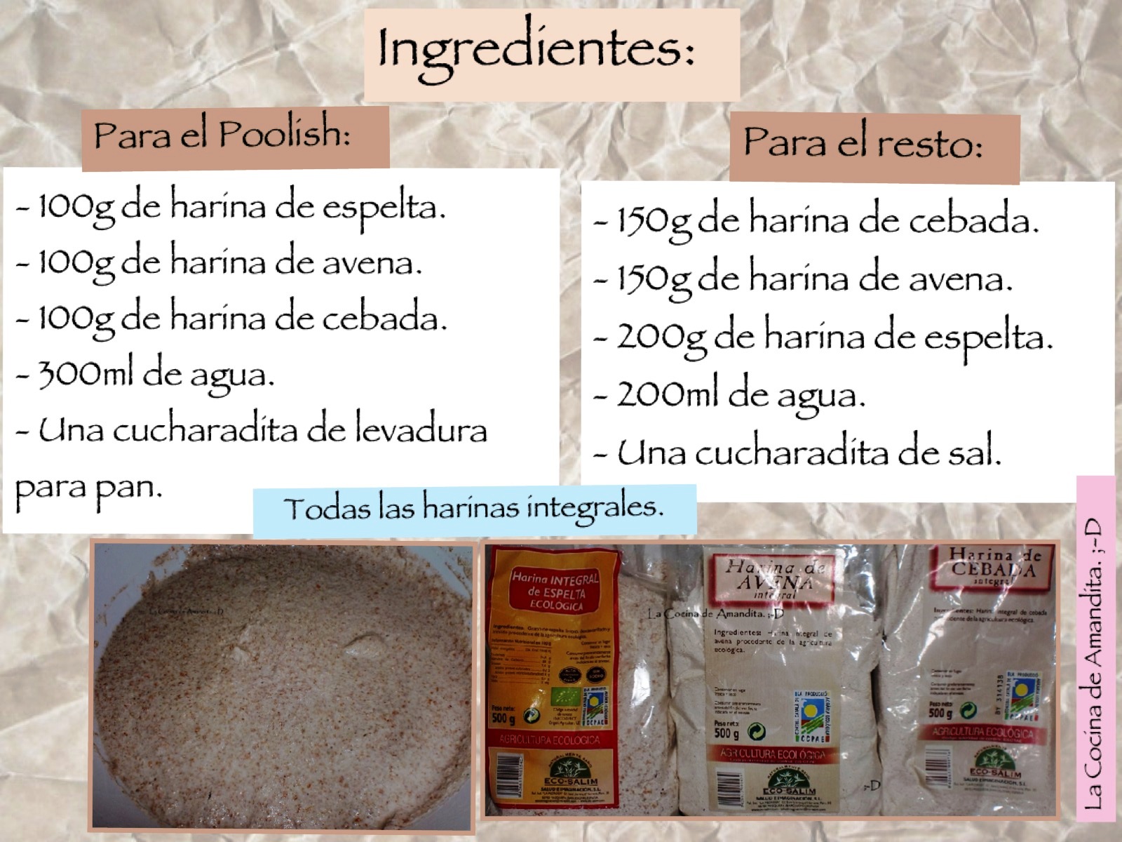 ingredientes del pan lactal