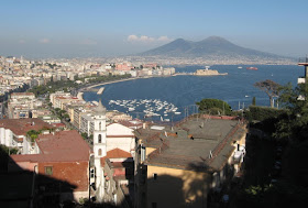 Naples, looking from Mergellina towards Santa Lucia