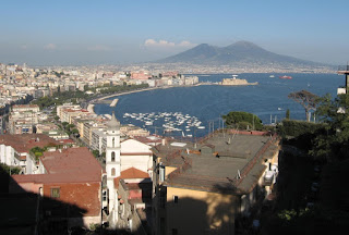 Naples, looking from Mergellina towards Santa Lucia