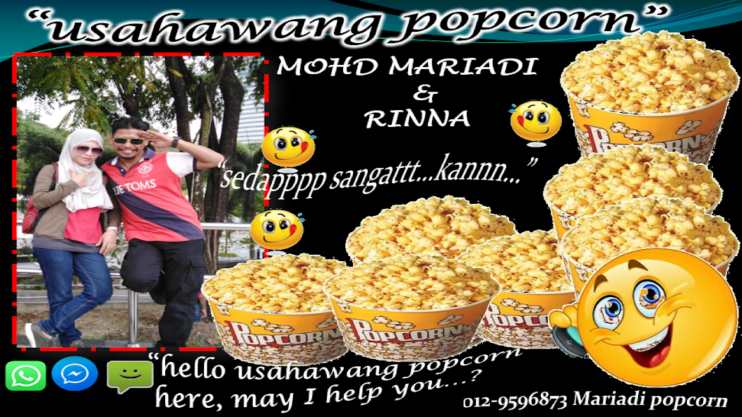 Usaha Wang Mariadi Pop Corn