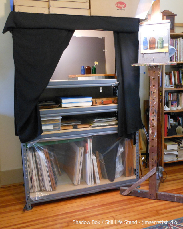 Jim Serrett Studio Eeny Meeny Miny Moe Shadow Box / Still life Stand