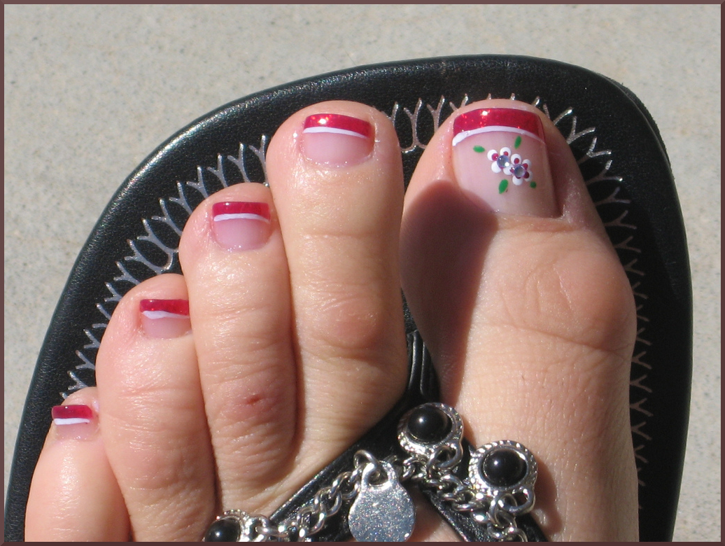 Toenail designs: Simple toenail designs