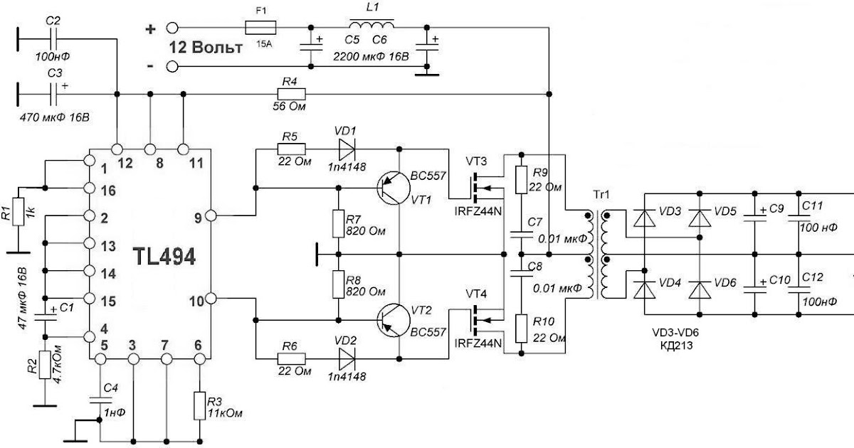 Форум РадиоКот * Просмотр темы - Повышающий dc dc преобразователь на ne555