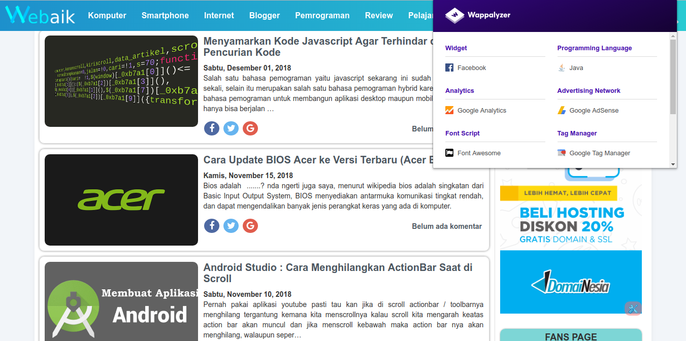11 Chrome Extensions Wajib untuk  Developer WeBaik